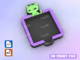 Post-It, Sticky Note Holder alien cat-0