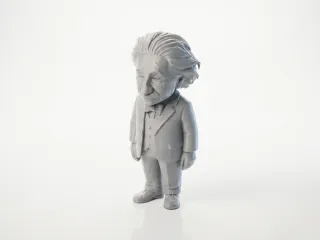 Einstein Figurine Historical Figure 3D Printable
