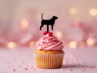 Fox Terrier Cupcake Topper