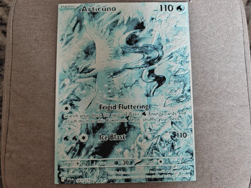 Samen op reis Articuno Kunstkaart