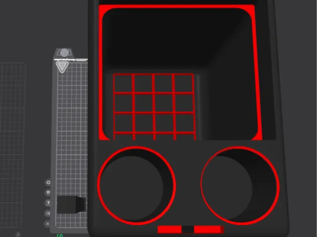 Center Console - Creality K2 Plus
