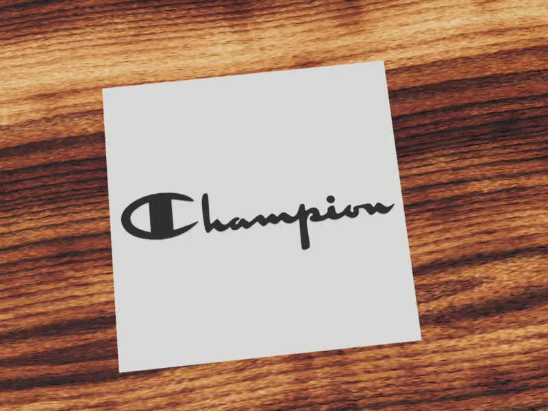 Champion Script Sportswear Logo