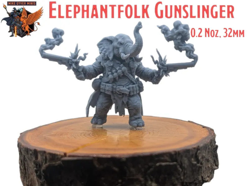 Elefantenvolk Gunslinger - Miniatur von MGM!