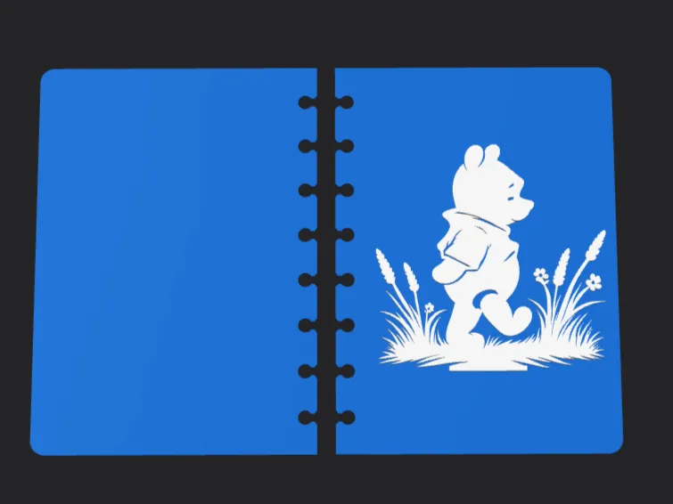 Pooh A5-9mmDiscbound Notebook