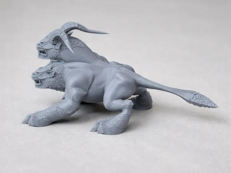 Cerberus Kriegsgott-Figurine