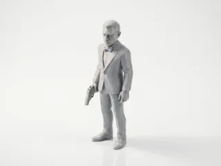 Daniel Craig James Bond Figurine Movies 3D Printable