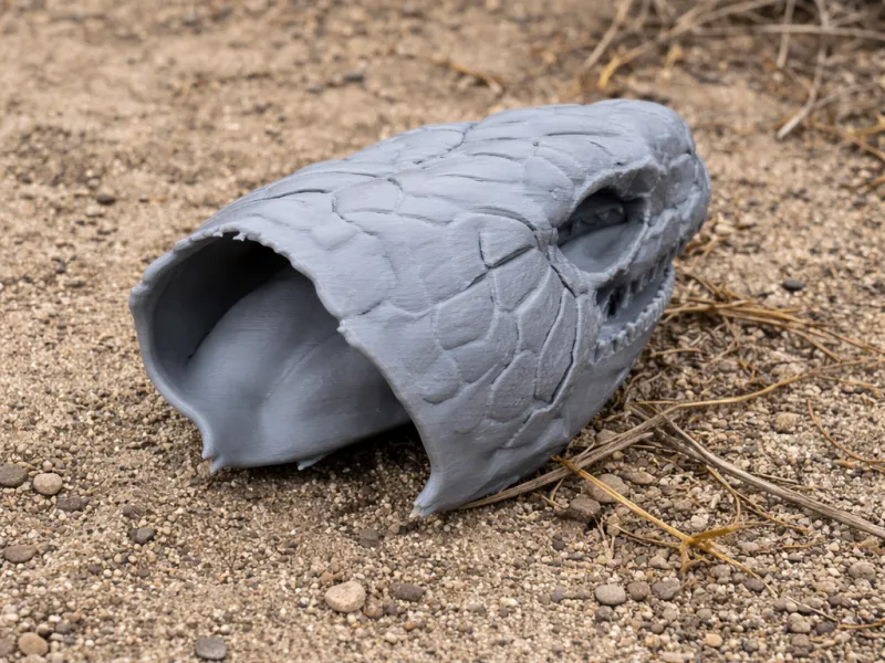 Blue-tongued Skink Skull