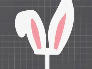 Bunny Ears Cake Topper