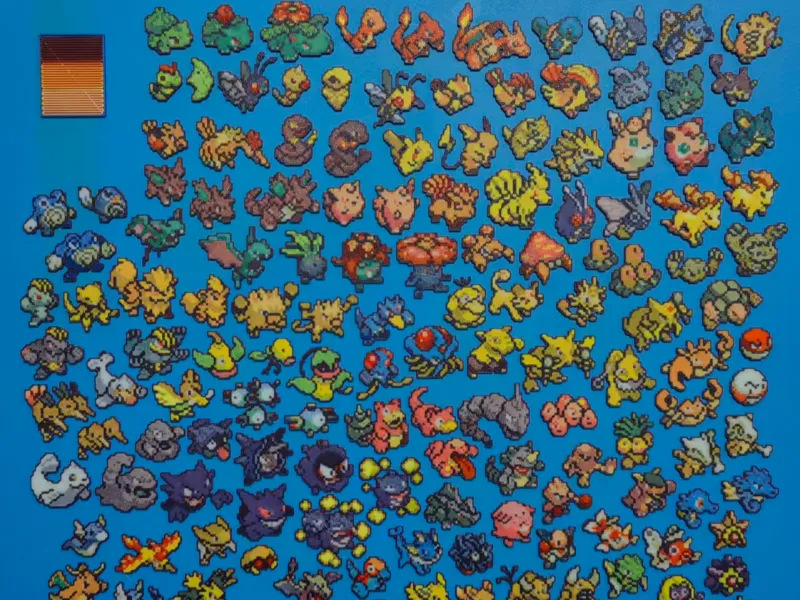 RYBW4color Overlappende Pokémon 151 in één