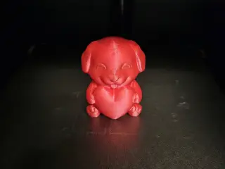 Cute Valentine's Puppy with Heart