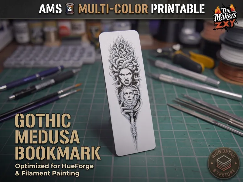 Gothic Medusa Bookmark