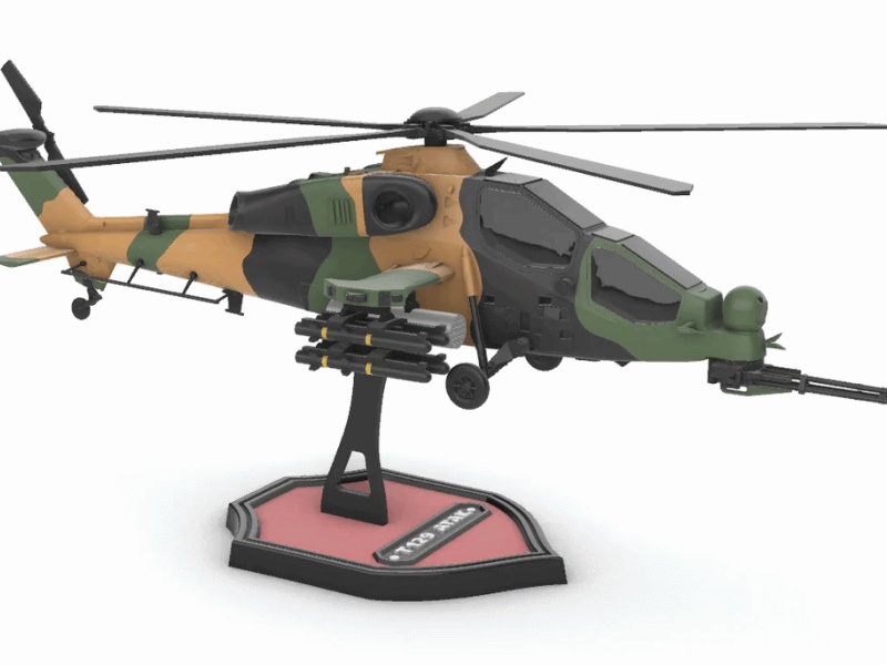 T129 ATAK – 1:24 MULTICOLOR CAMOUFLAGE EDITION