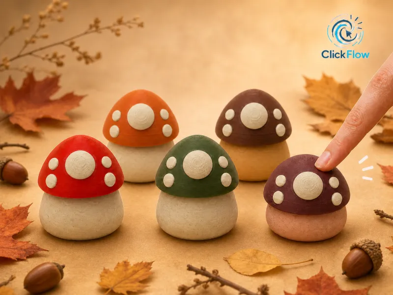 Autumn Mushroom Clicker | No AMS