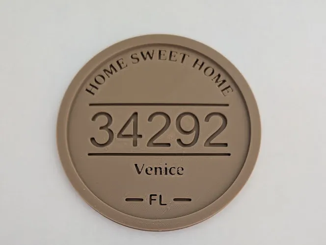 34292 Venice Florida Coaster w/Holder (holds 6)