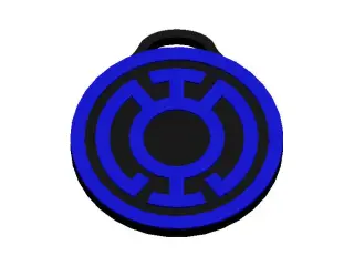 Llavero del Logo de Los Linternas Azules