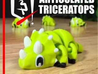 Articulated Triceratops — The Mighty Three-Horned Wobbler