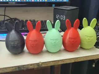 Bunny Eared Hollow Easter Egg (Threaded)