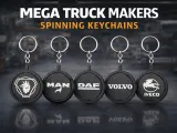 Mega Truck Makers Spinning Keychains-0