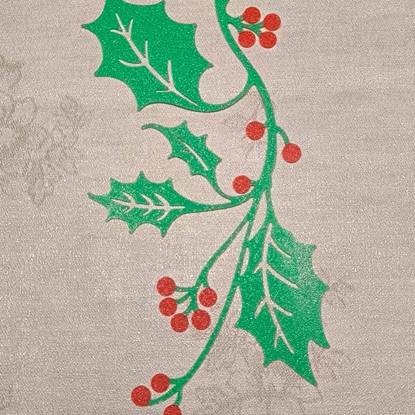 Holly tree. Wall decoration