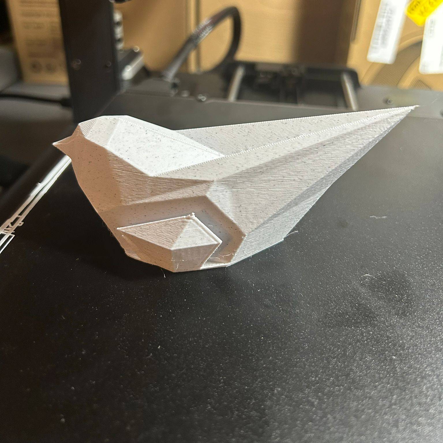 low Polly Bird Card Holder