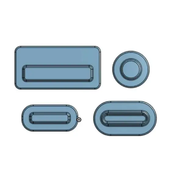 Tampa para USB C / USB A / Lightning / AUX 3.5mm