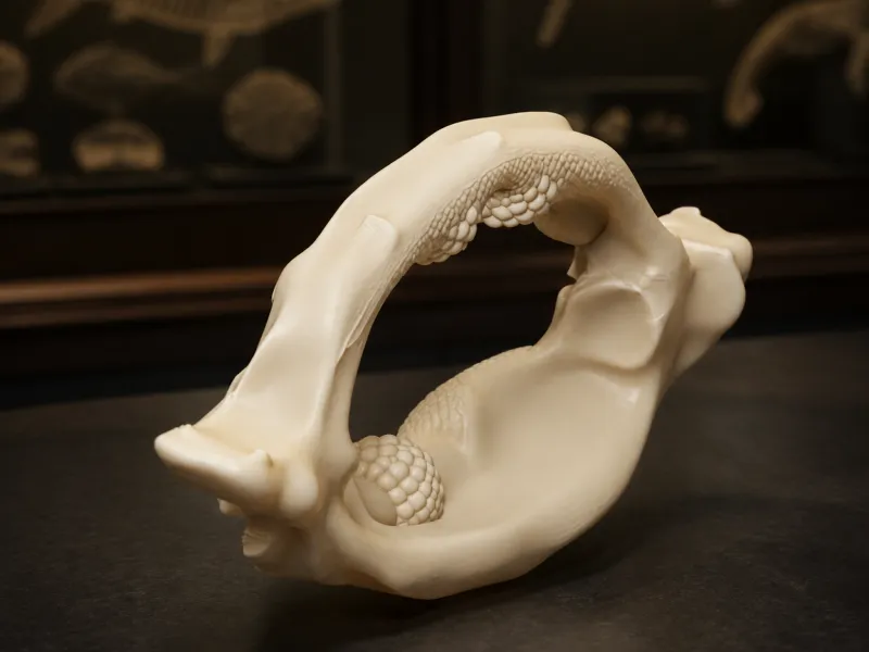Bowmouth Guitarfish Skull