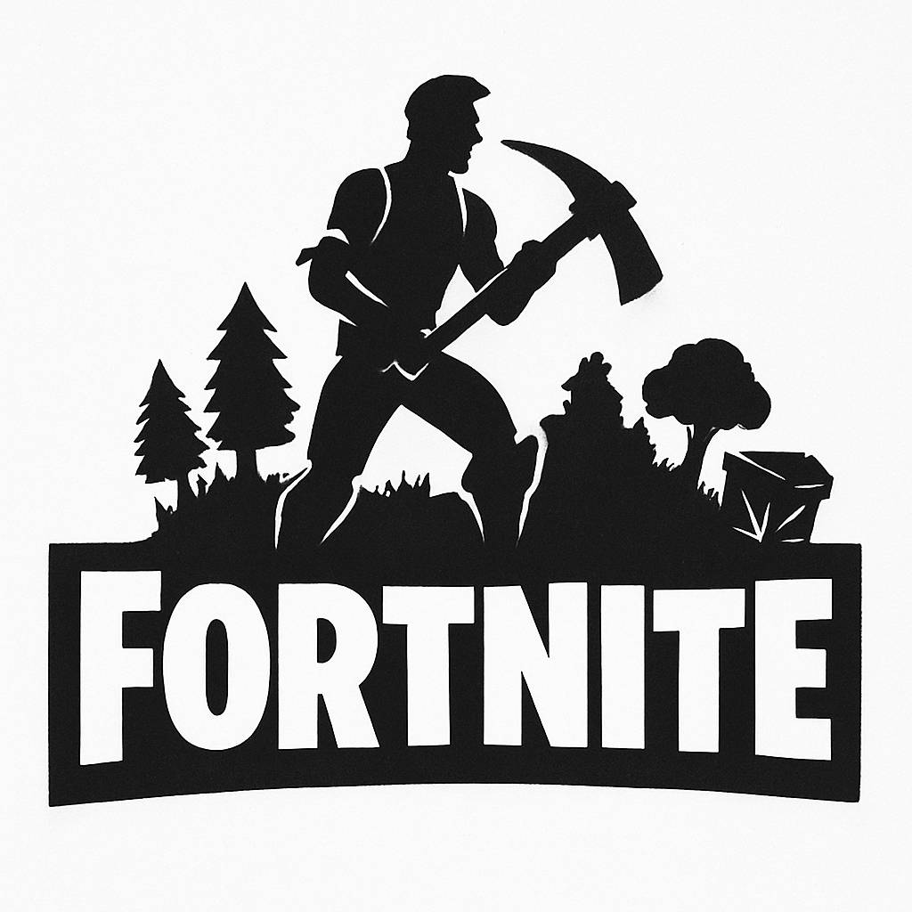 Free Digital Art STL Download Fortnite Wall Stencilby Jakar Free digital art stl download fortnite wall stencilby jakar