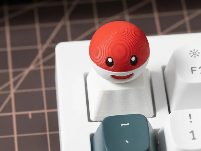 Électrode – Touche de clavier mécanique Pokémon
