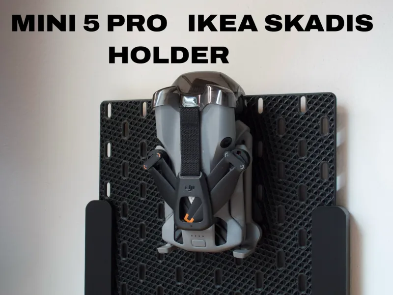 DJI MINI 5 PRO - IKEA SKADIS ホルダー