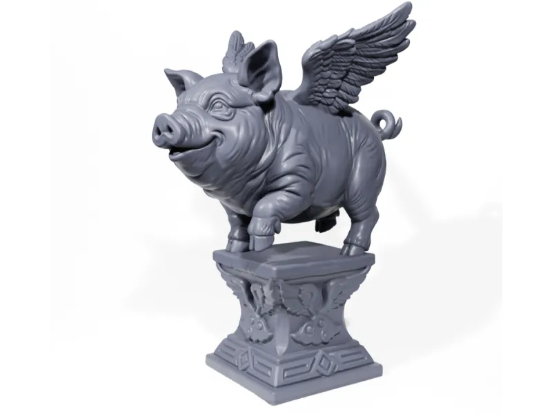 Winged pig