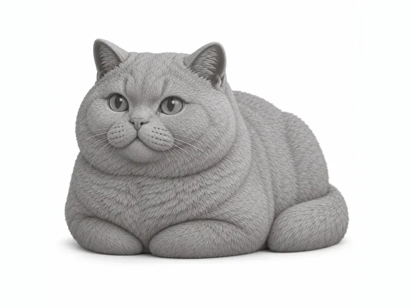 British Shorthair Loaf