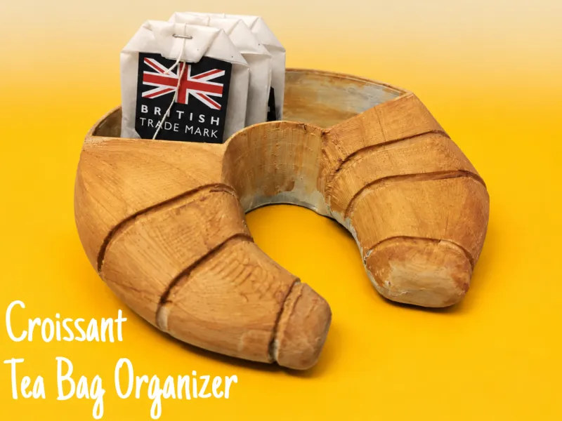 Croissant-Teebeutel-Organizer