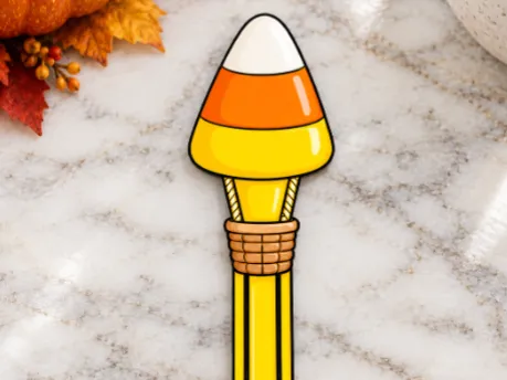 Candy Corn HAB Bookmark