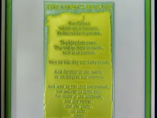 Lords Prayer Card