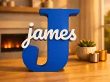 Inicial J con nombre James-0