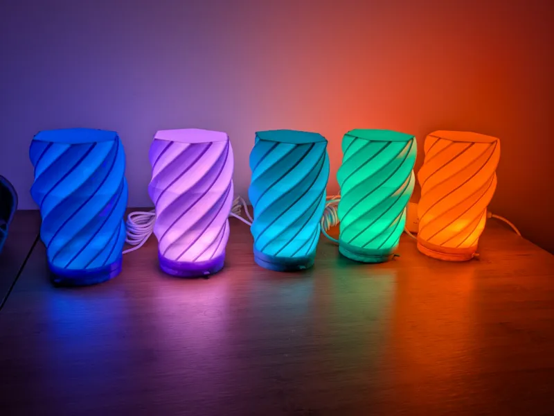 Ikea Kapplake gedrehte Lampe