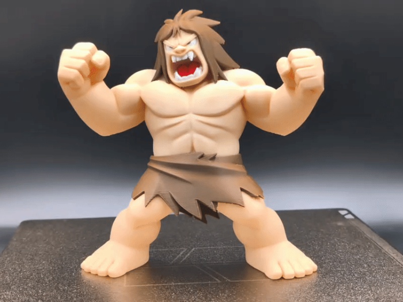 Krag the Caveman - Multicolor Print