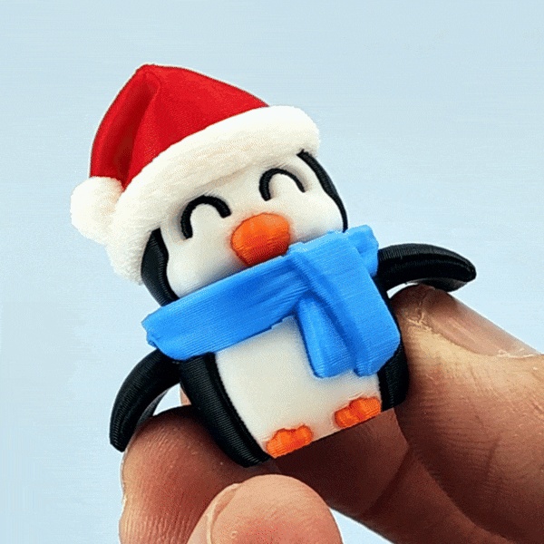 Pinguino Babbo Natale