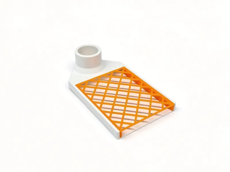 Aquarium bottom filter intake with mesh / strainer