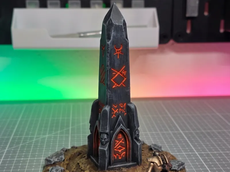 Dark Obelisk - Terreno de Wargame Grimdark