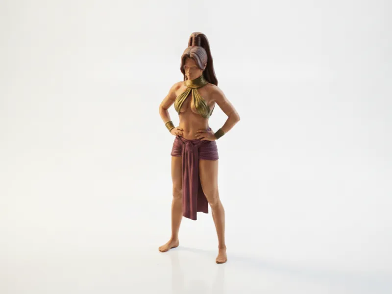 Egyptian Queen Figurine Female Figure 3D Printable