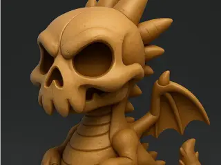 Cute Skull Dragon