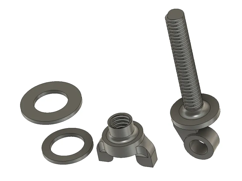 Bolt for Toilet Seat (3/8 size or M10 Thread)