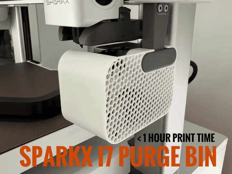 Sparkx i7 purge bin