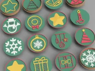 Christmas Cookie cutter and stamp
