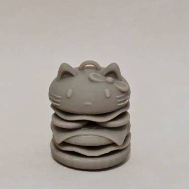 Hello Kitty Style Burger Keychain-0