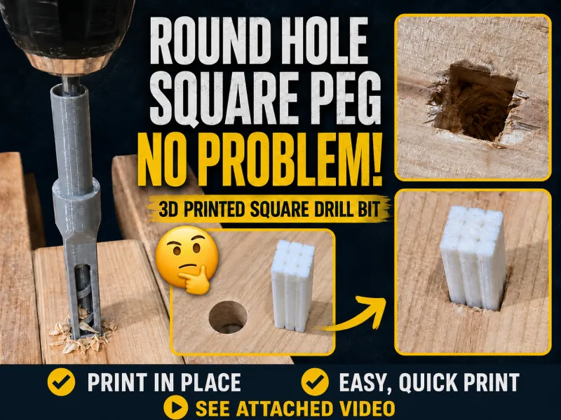 Square Drill Bit
