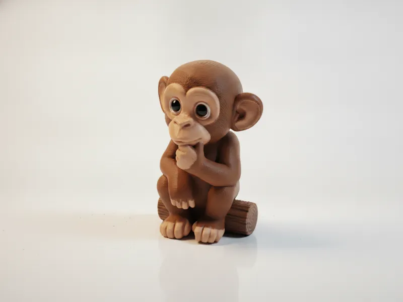 Cute Monkey Pondering