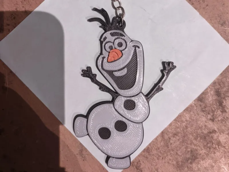 冰雪奇缘雪宝钥匙扣