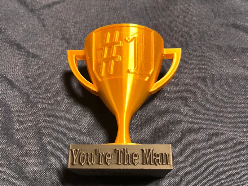 Your The Man trophy